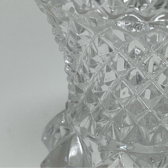 Vintage Bud Vase Princess House Crystal Glass Toothpick Holder - Picture 5 of 9